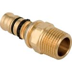 Transición Geberit serie Mepla con rosca macho: CC499K, d=16mm, R=1/2″